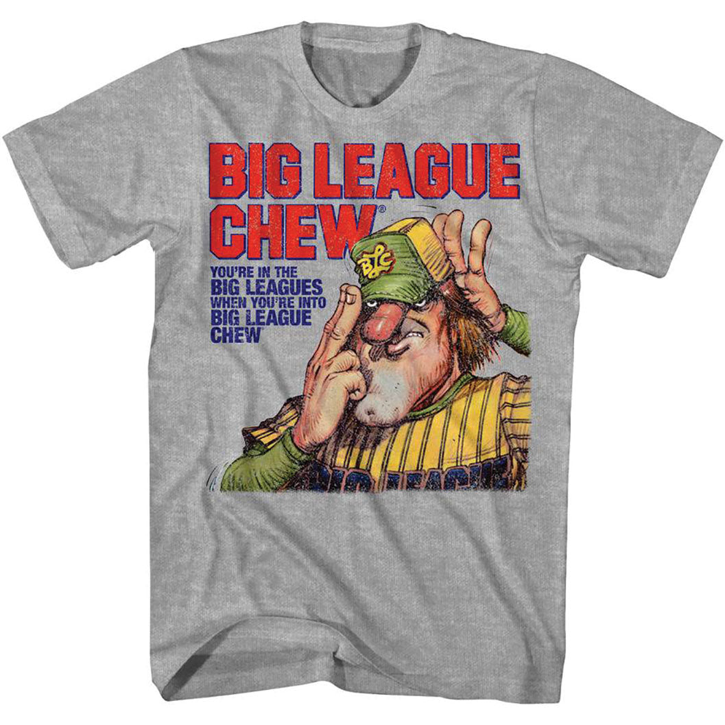 Big League Chew Chew Pitcher Slogan T-shirt