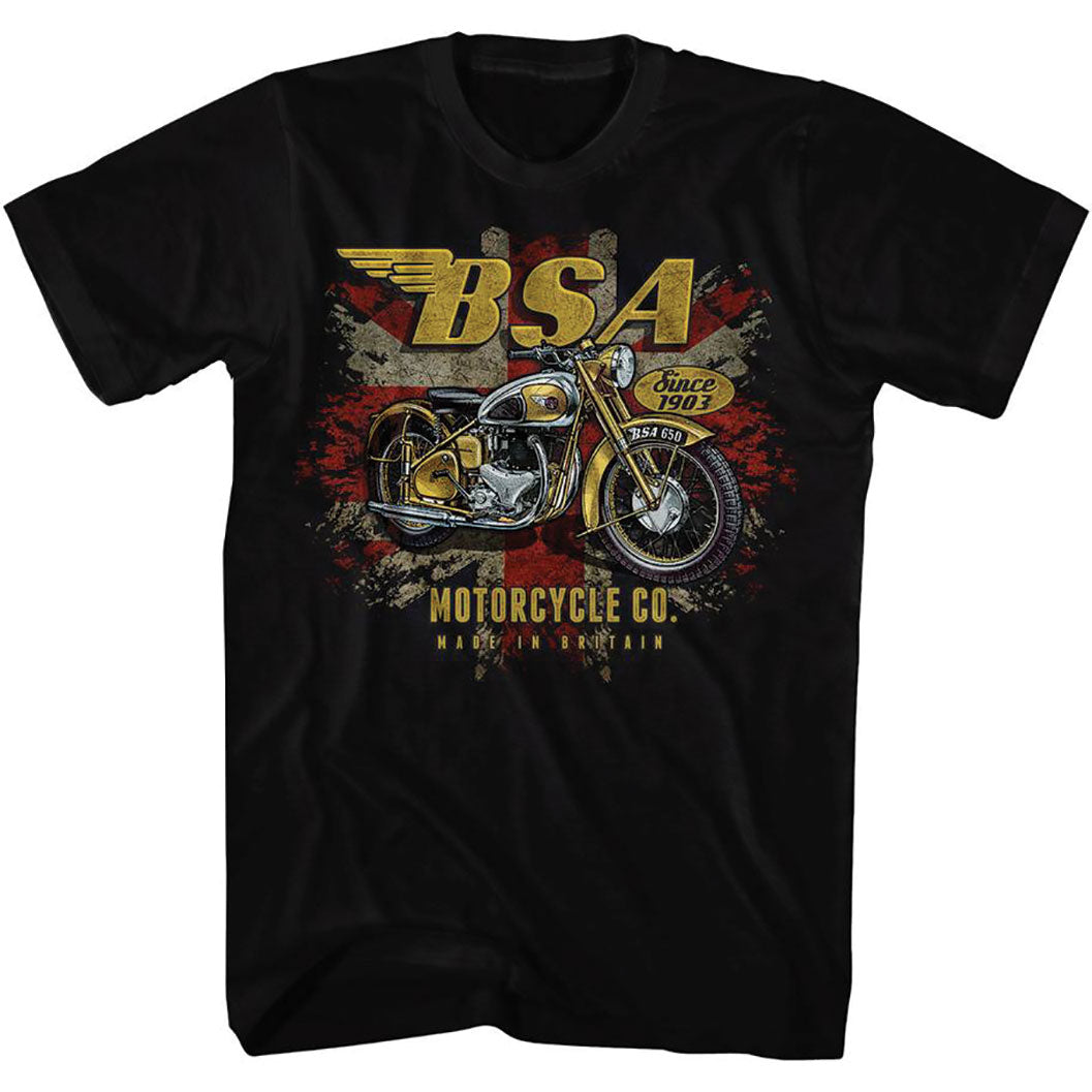BSA Union Jack Bike T-shirt