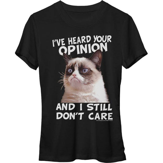 Grumpy Cat Cat Opinion Junior Top
