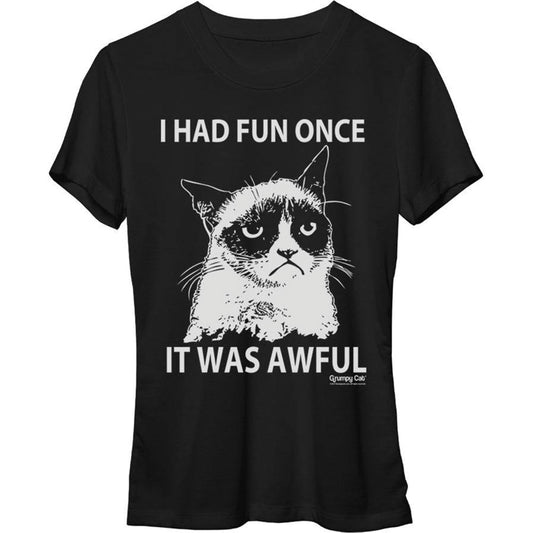 Grumpy Cat One Color Fun Junior Top