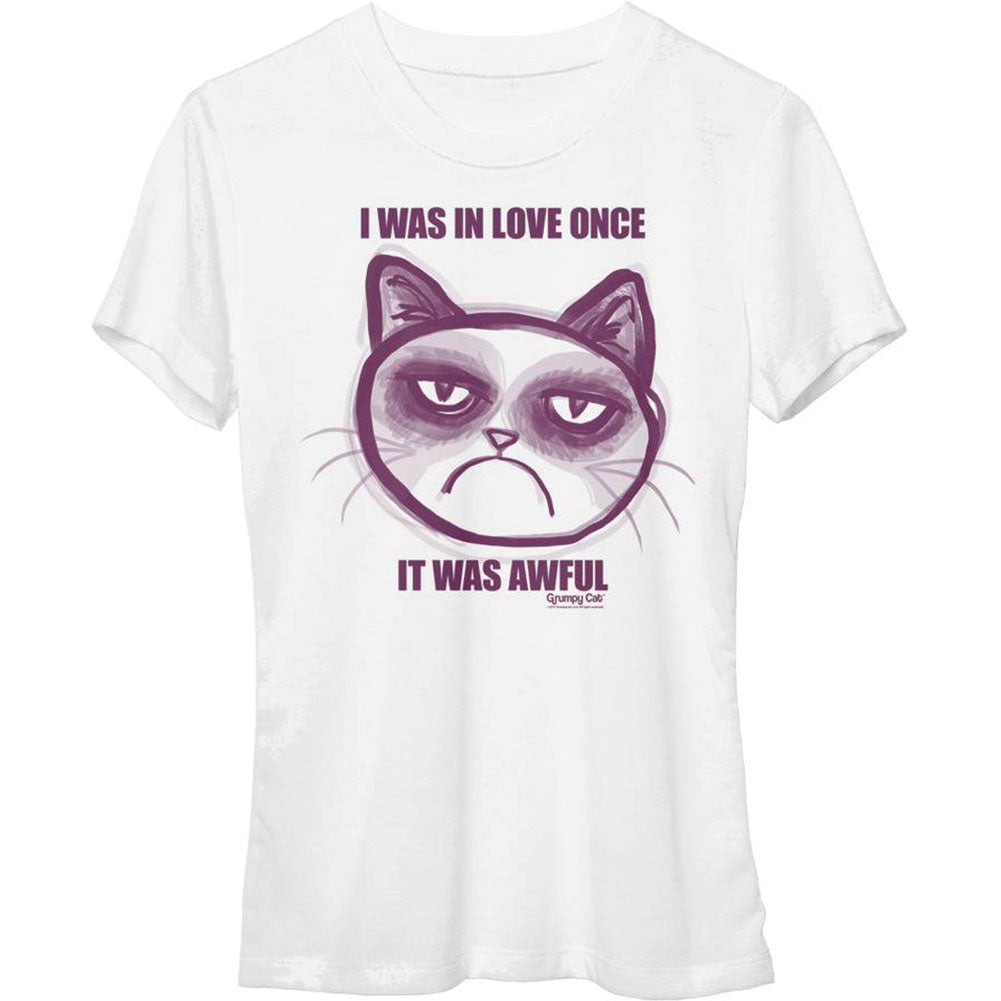 Grumpy Cat In Love Once Junior Top