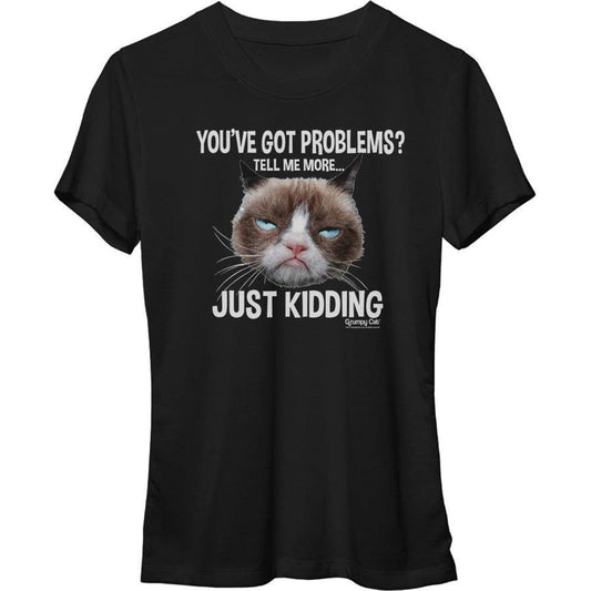 Grumpy Cat Grumpy Problems Junior Top