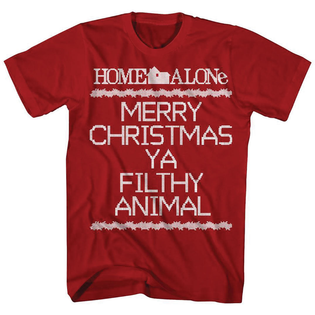 Home Alone Filthy Crosstitch T-shirt