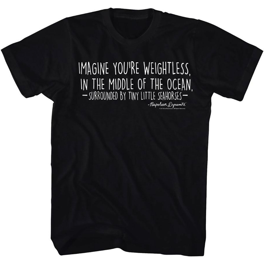 Napoleon Dynamite Imagine Text Only T-shirt