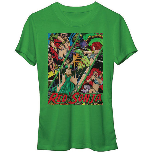 Red Sonja Battle Panels Junior Junior Top