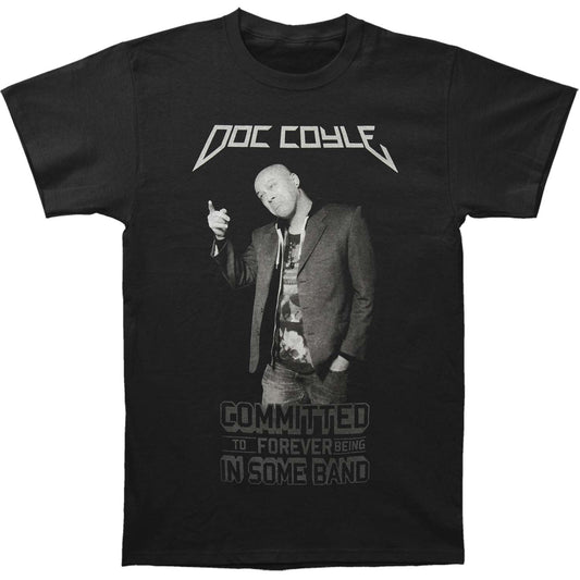 Doc Coyle (The Ex-Man Podcast) Doc Coyle Design (Forever Committed) Slim Fit T-shirt Front