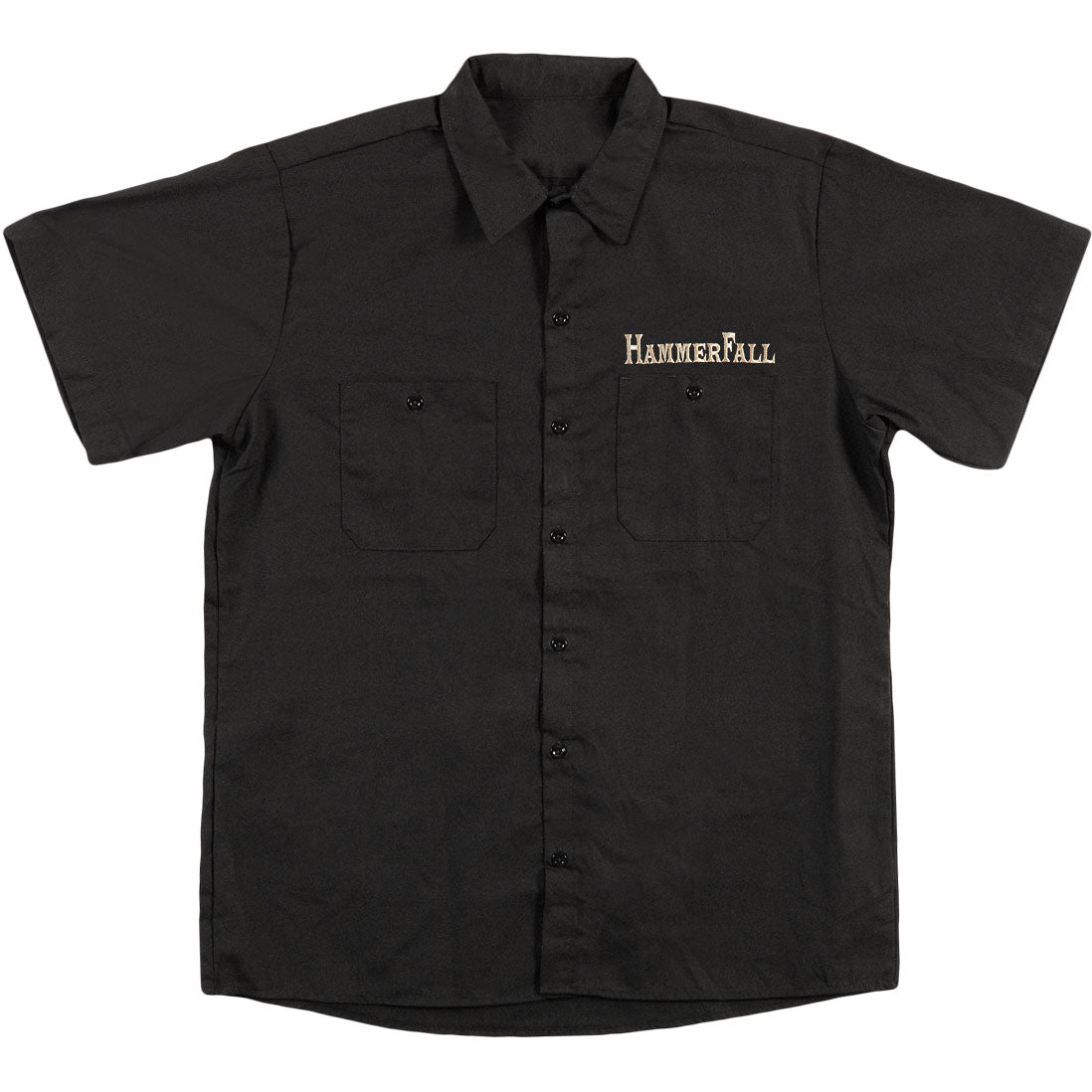 Hammerfall Hammer Shield Work Shirt Front
