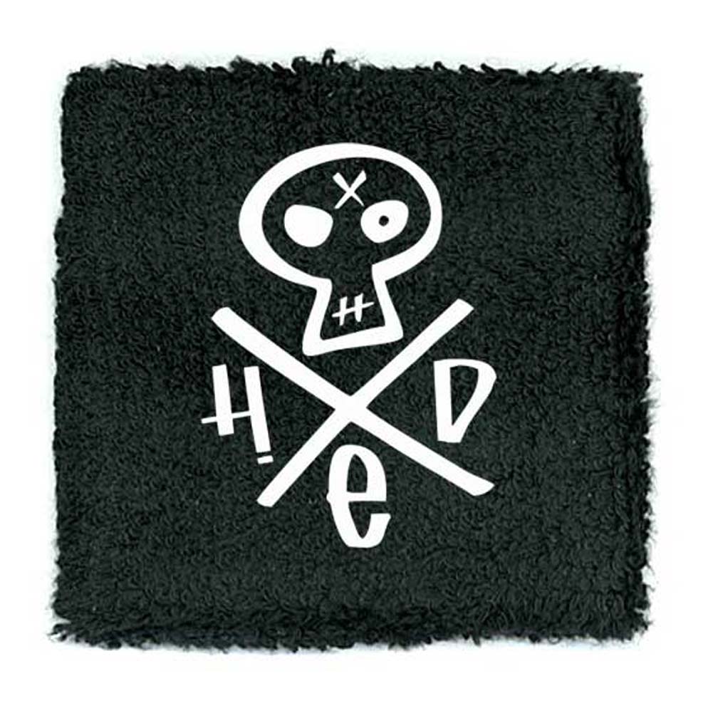 (hed)pe Embroidered Skull Wristband Athletic Wristband Front