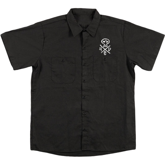 (hed)pe Skull Lion Work Shirt Front