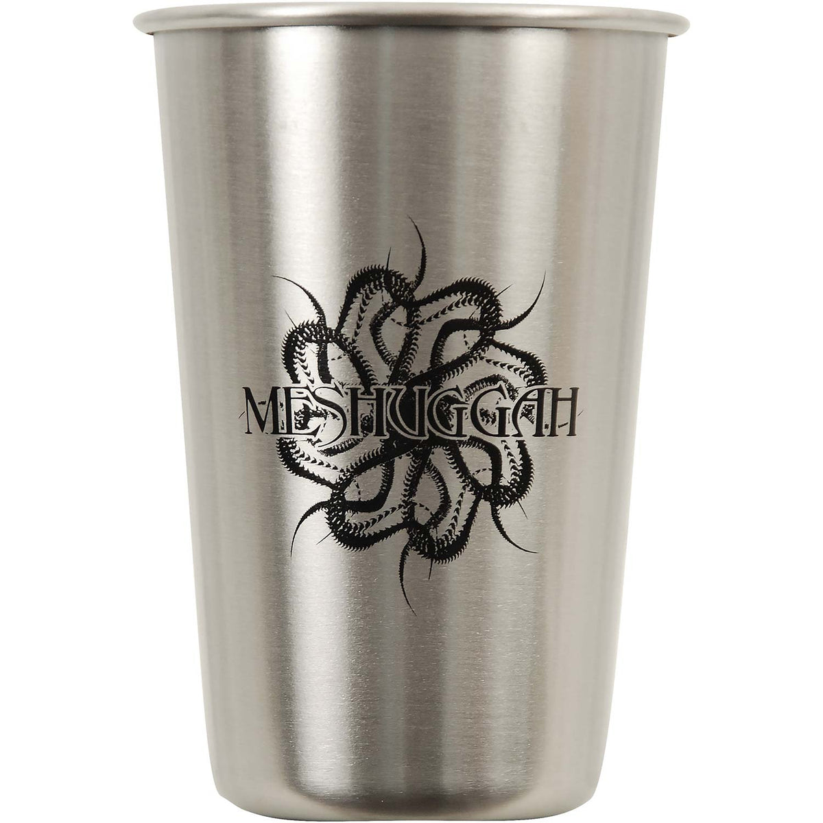 Meshuggah Spiral Logo Pint Glass Front
