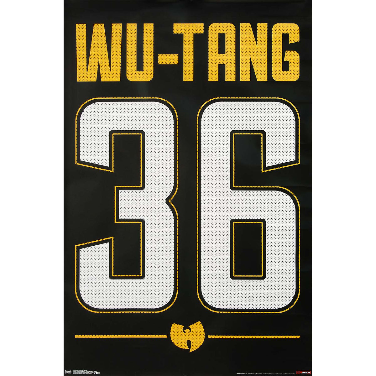 Wu Tang Clan Jersey Domestic Poster Front