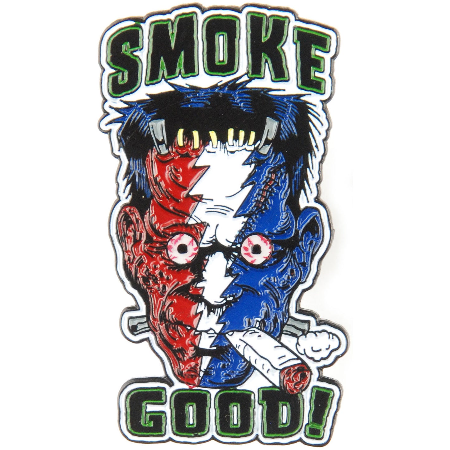 Grateful Dead Smoke Good Pewter Pin Badge
