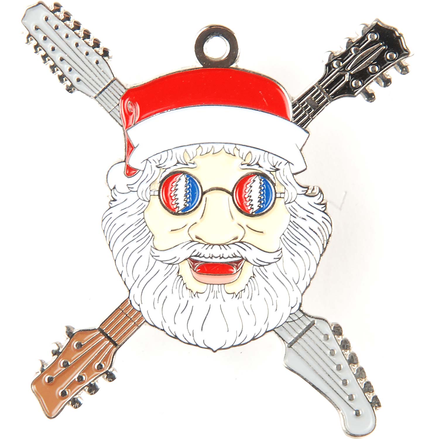 Grateful Dead Holidaze Jerry Pewter Pin Badge