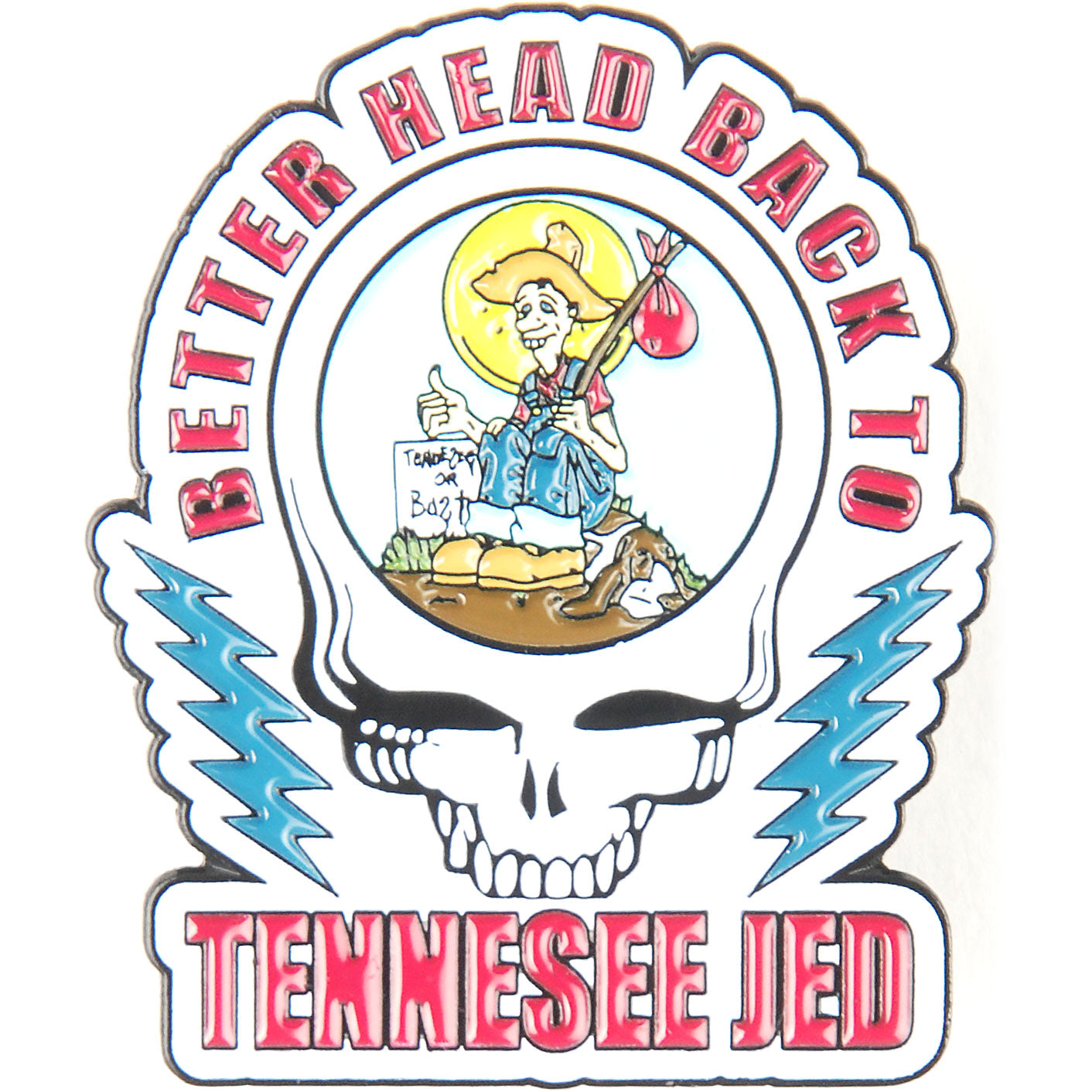Tennessee Jed Pewter Pin Badge