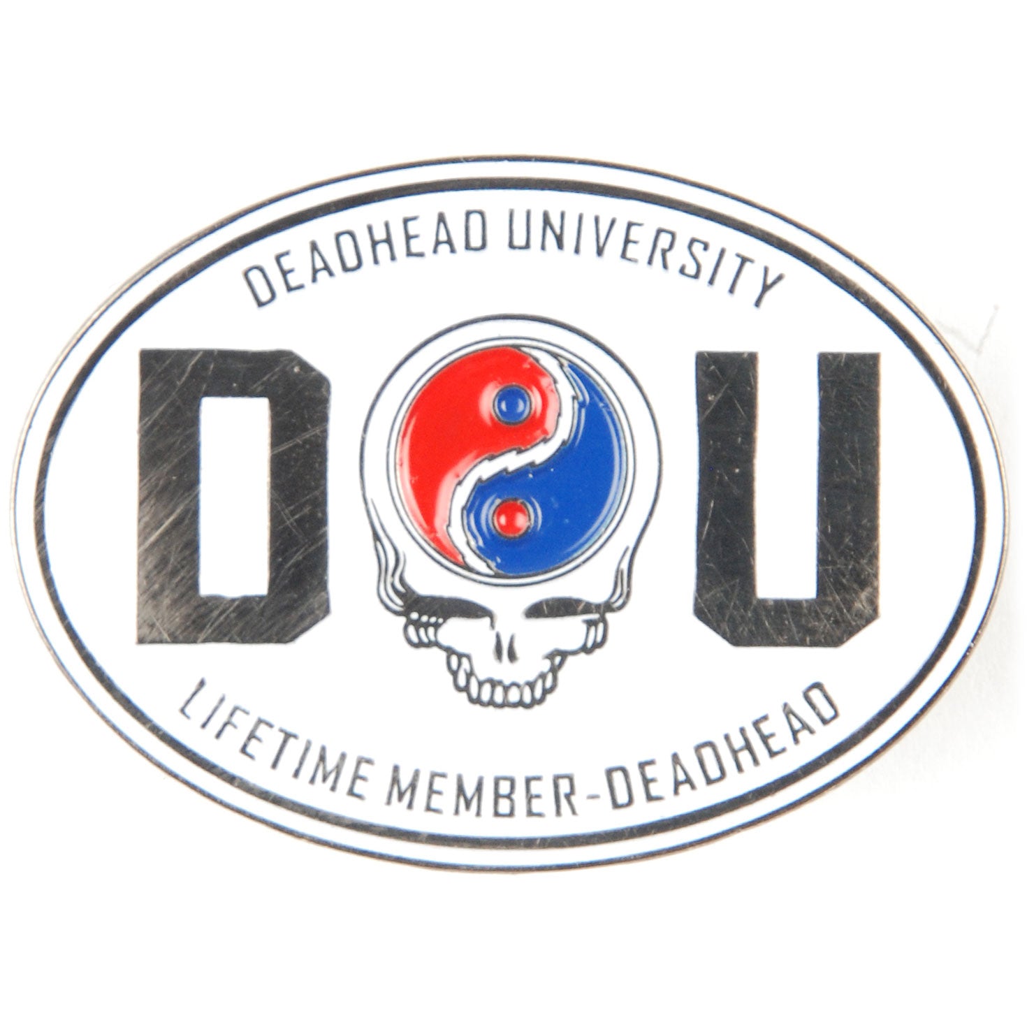 Grateful Dead Dead Head University Pewter Pin Badge