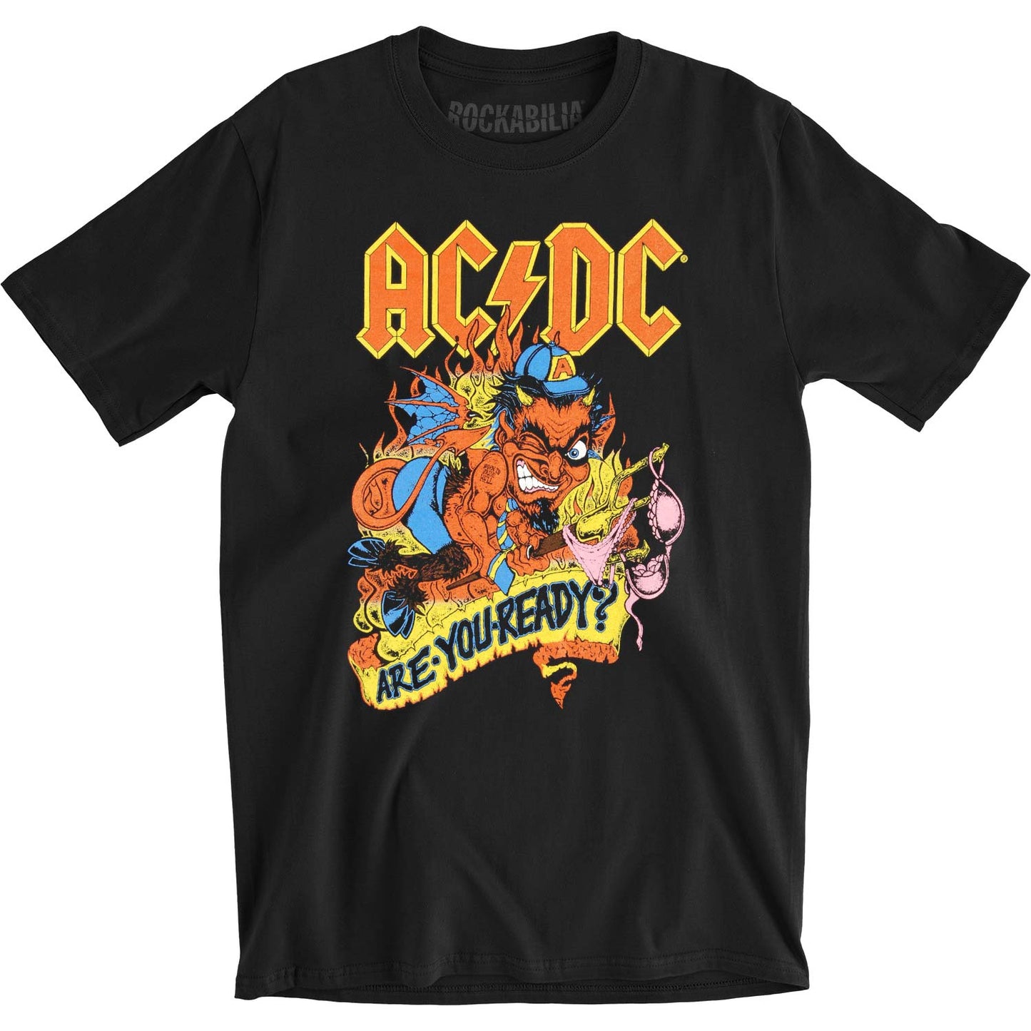AC/DC Are You Ready Slim Fit T-shirt Front