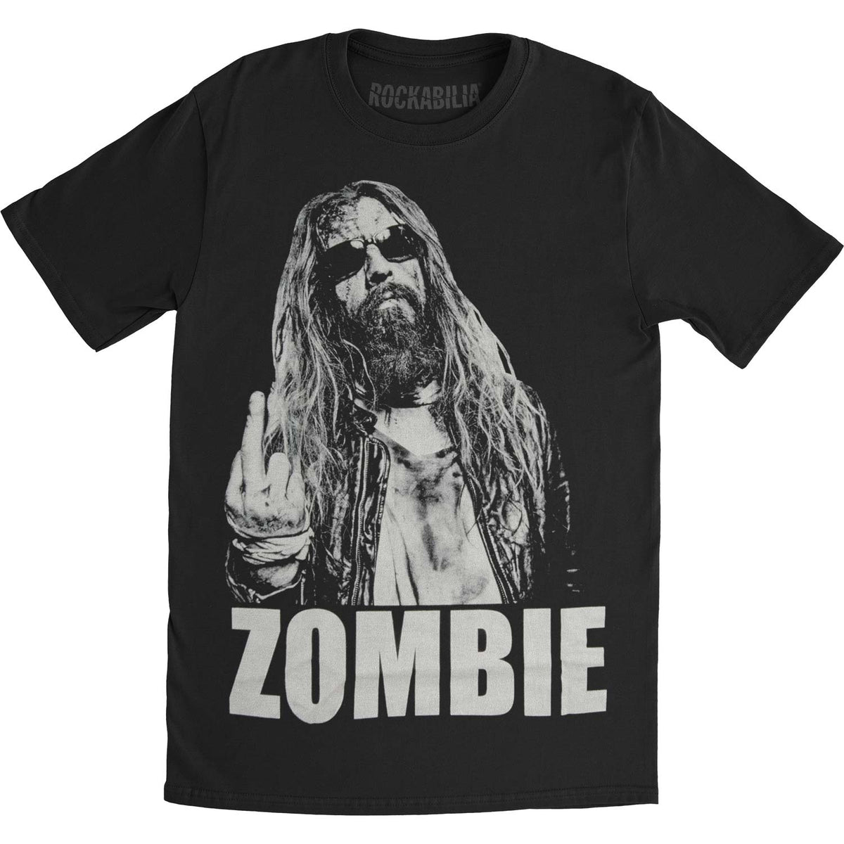 Rob Zombie No Fucks Given Slim Fit T-shirt Front
