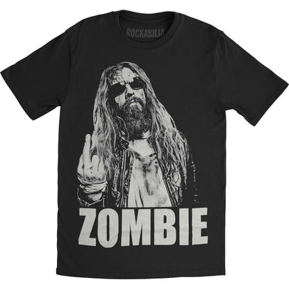 Rob Zombie No Fucks Given Slim Fit T-shirt Front