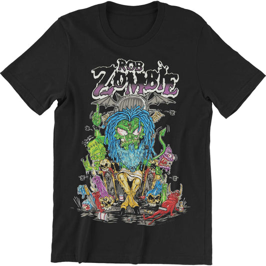 Rob Zombie Bapho Censored Slim Fit T-shirt Front