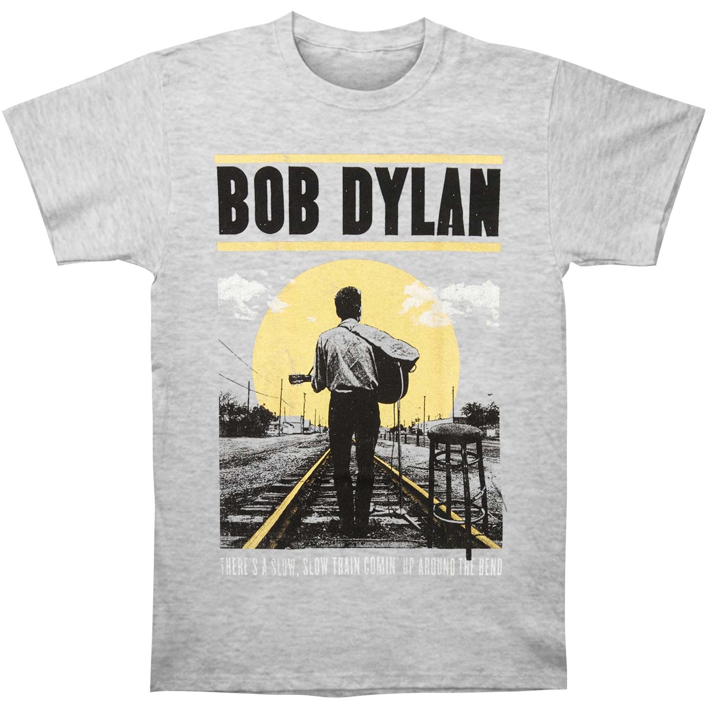 Bob Dylan Slow Train Slim Fit T-shirt Front