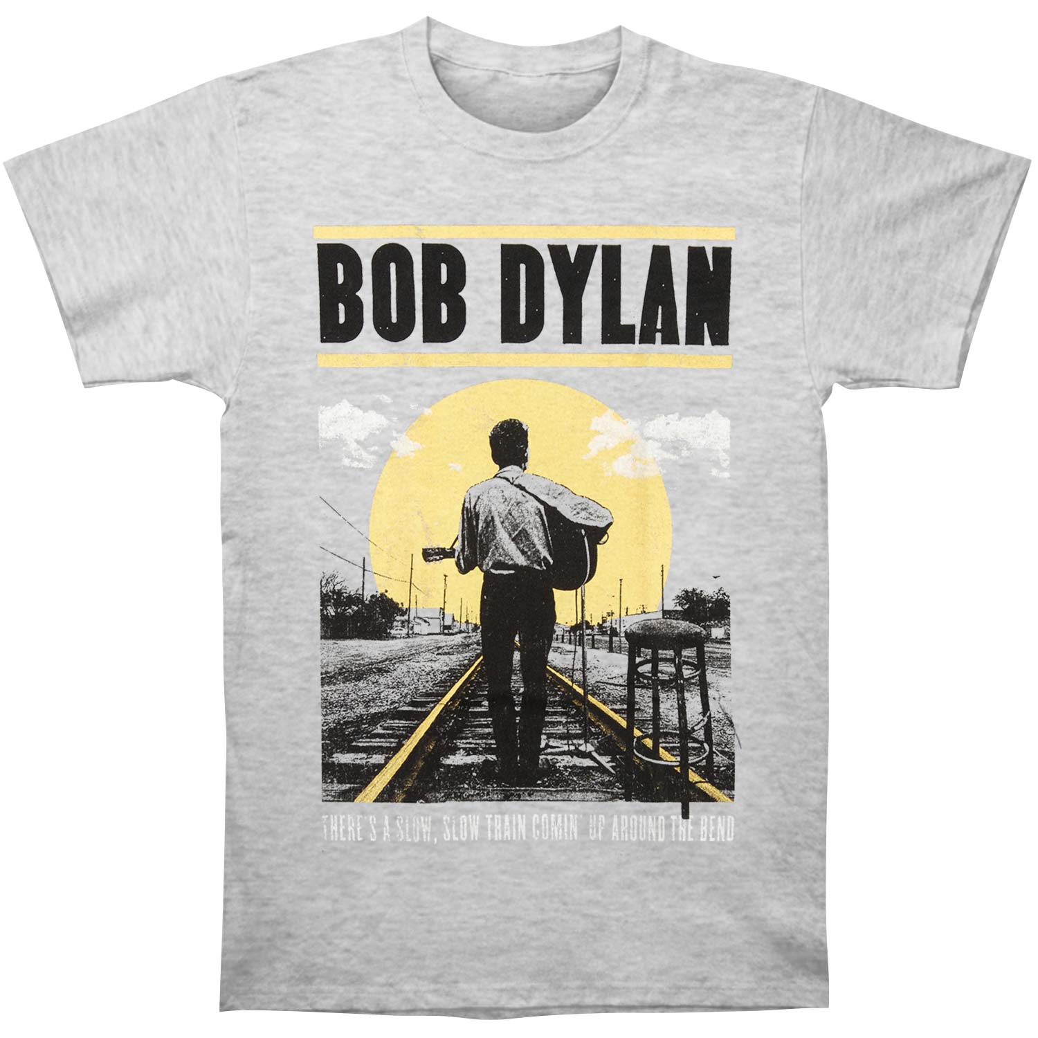 Bob Dylan Slow Train Slim Fit T-shirt Front