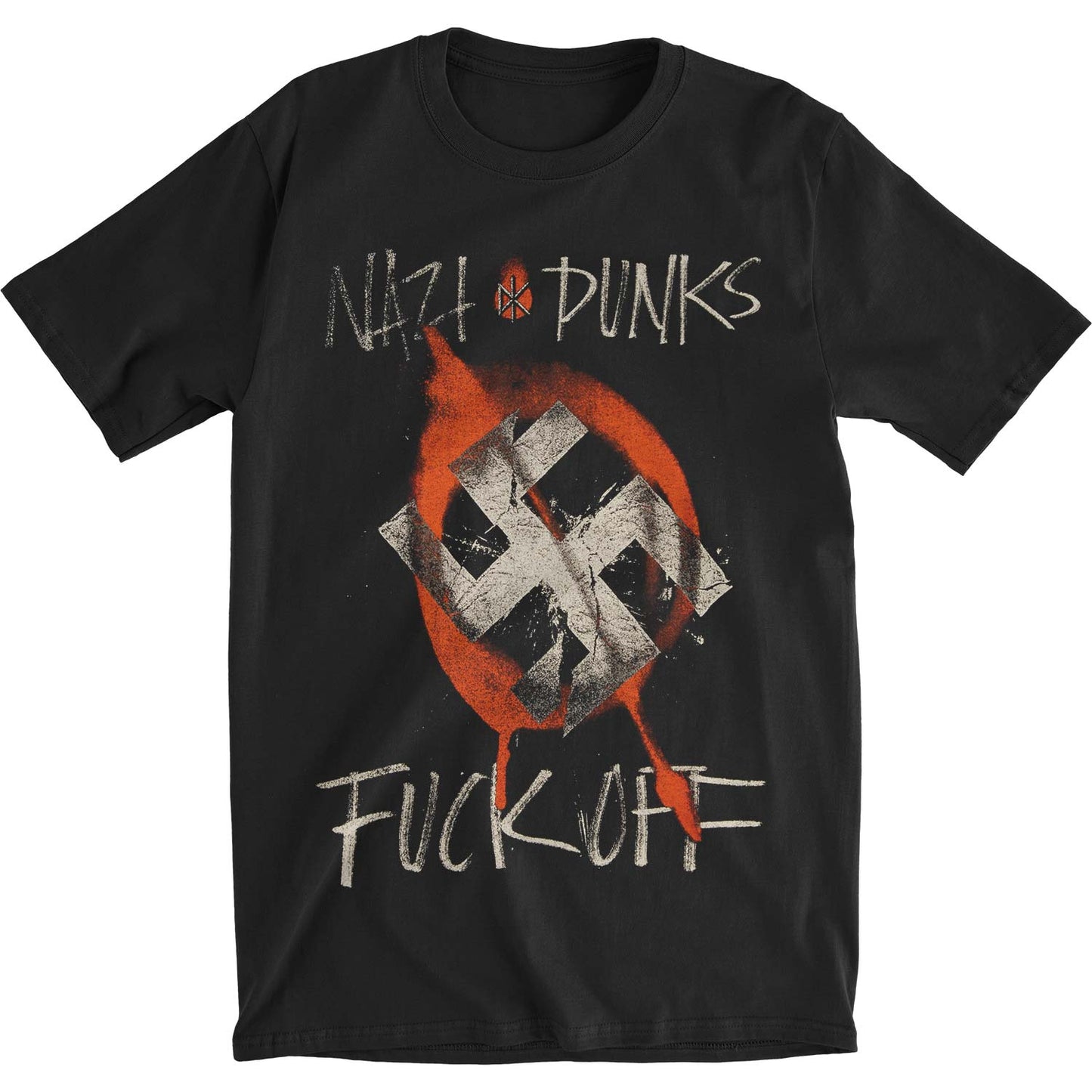Dead Kennedys Nazi Punks Slim Fit T-shirt Front