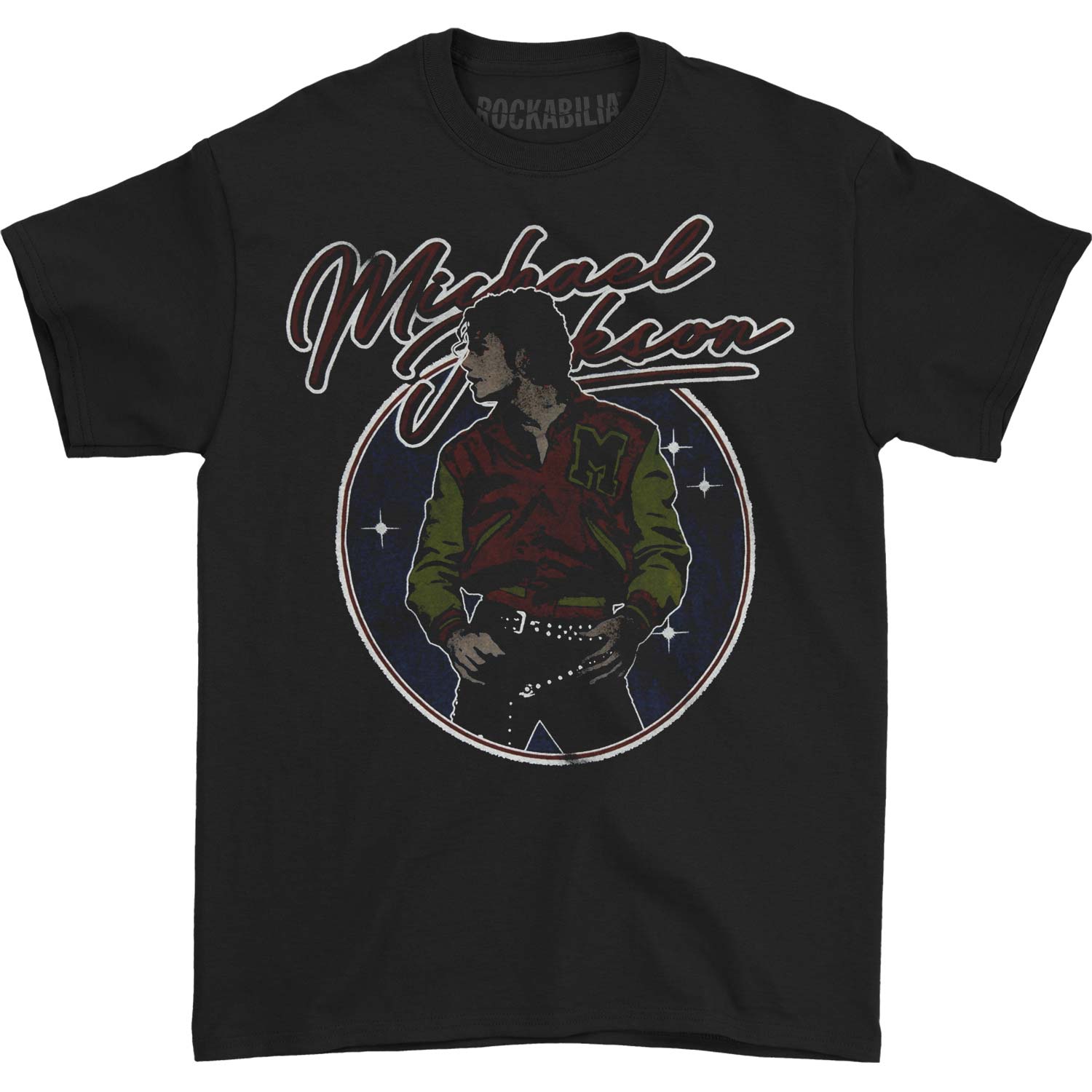 Michael Jackson MJ Thriller Varsity Jacket T-shirt Front