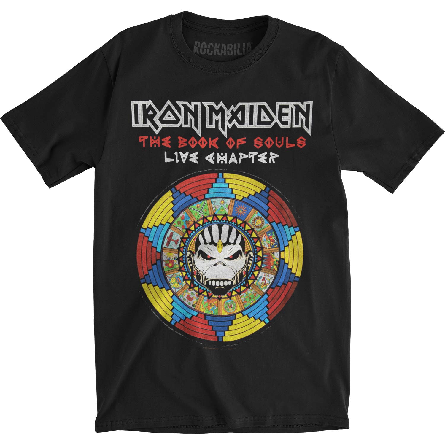 Iron Maiden Book Of Souls Live Chapter Slim Fit T-shirt Front