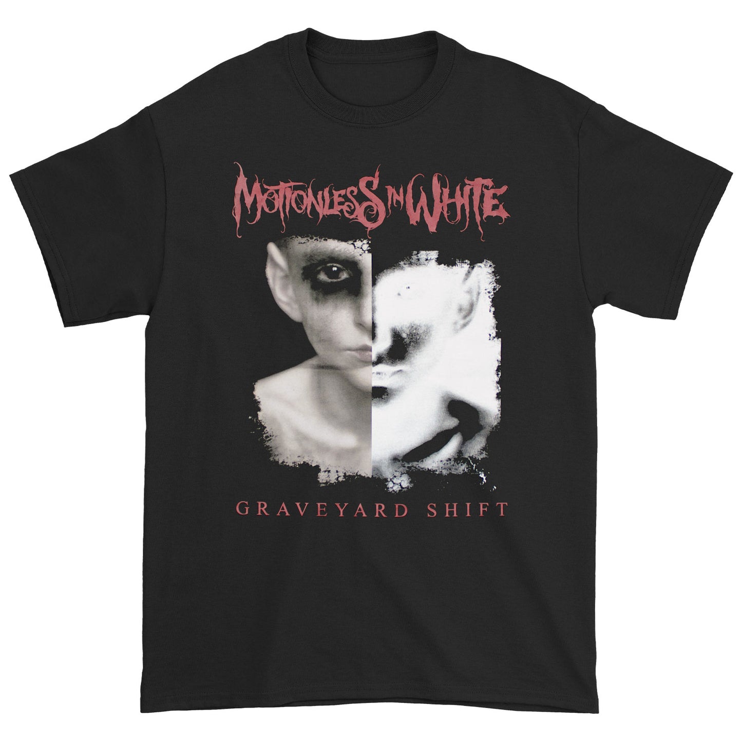 Motionless In White Split Screen Slim Fit T-shirt Front