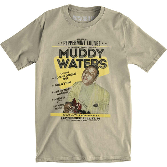 Muddy Waters Peppermint Lounge Slim Fit T-shirt Front