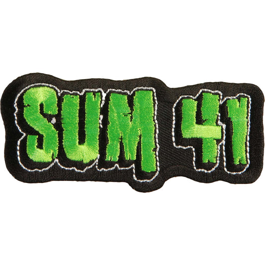 Sum 41 Embroidered Patch Front