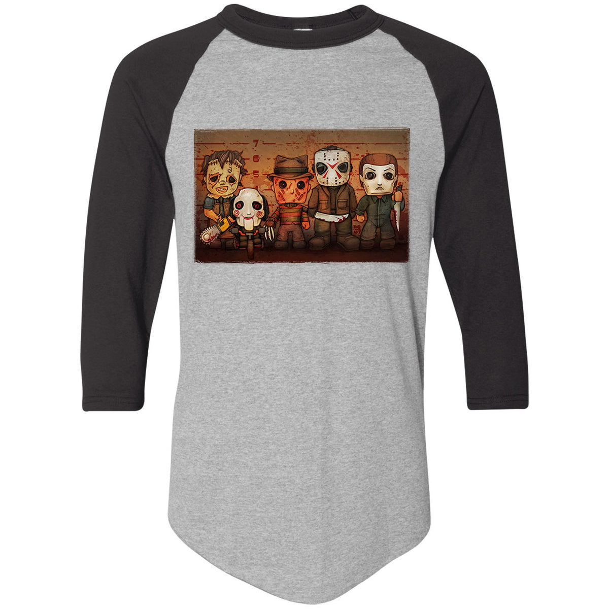 Big Chris Art Killer Line Up Baseball Jersey Front