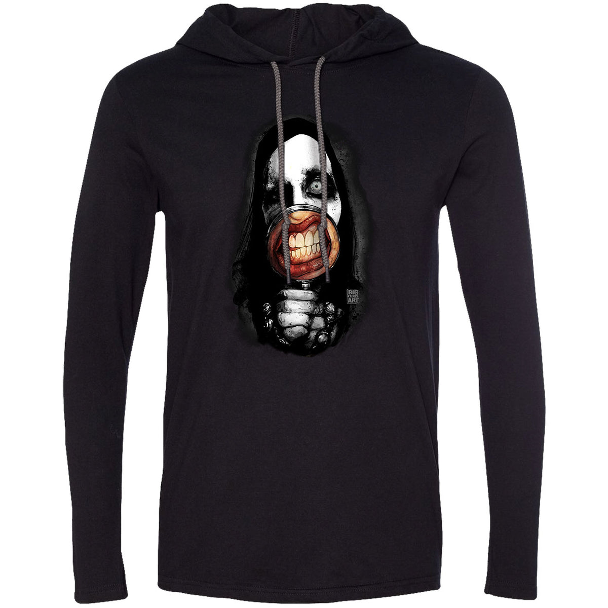 Big Chris Art Manson Hooded Long Sleeve Front