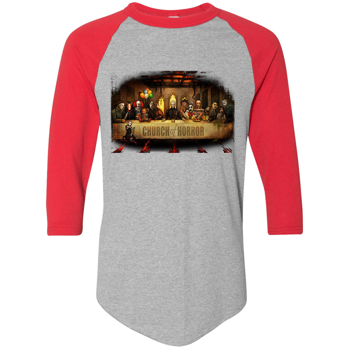 Big Chris Art Slash Supper Baseball Jersey Front