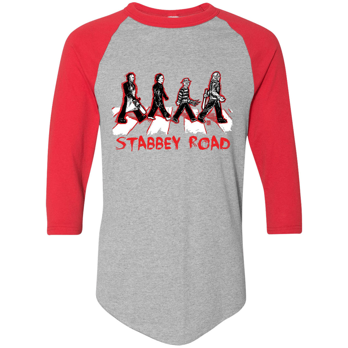 Big Chris Art Stabbey Road Baseball Jersey Front