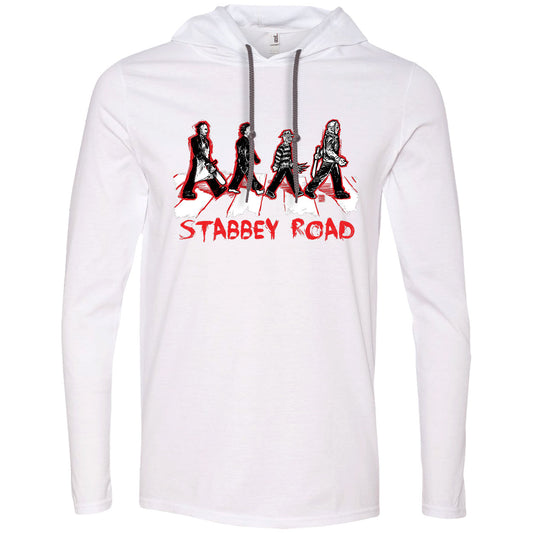Big Chris Art Stabbey Road Hooded Long Sleeve Front