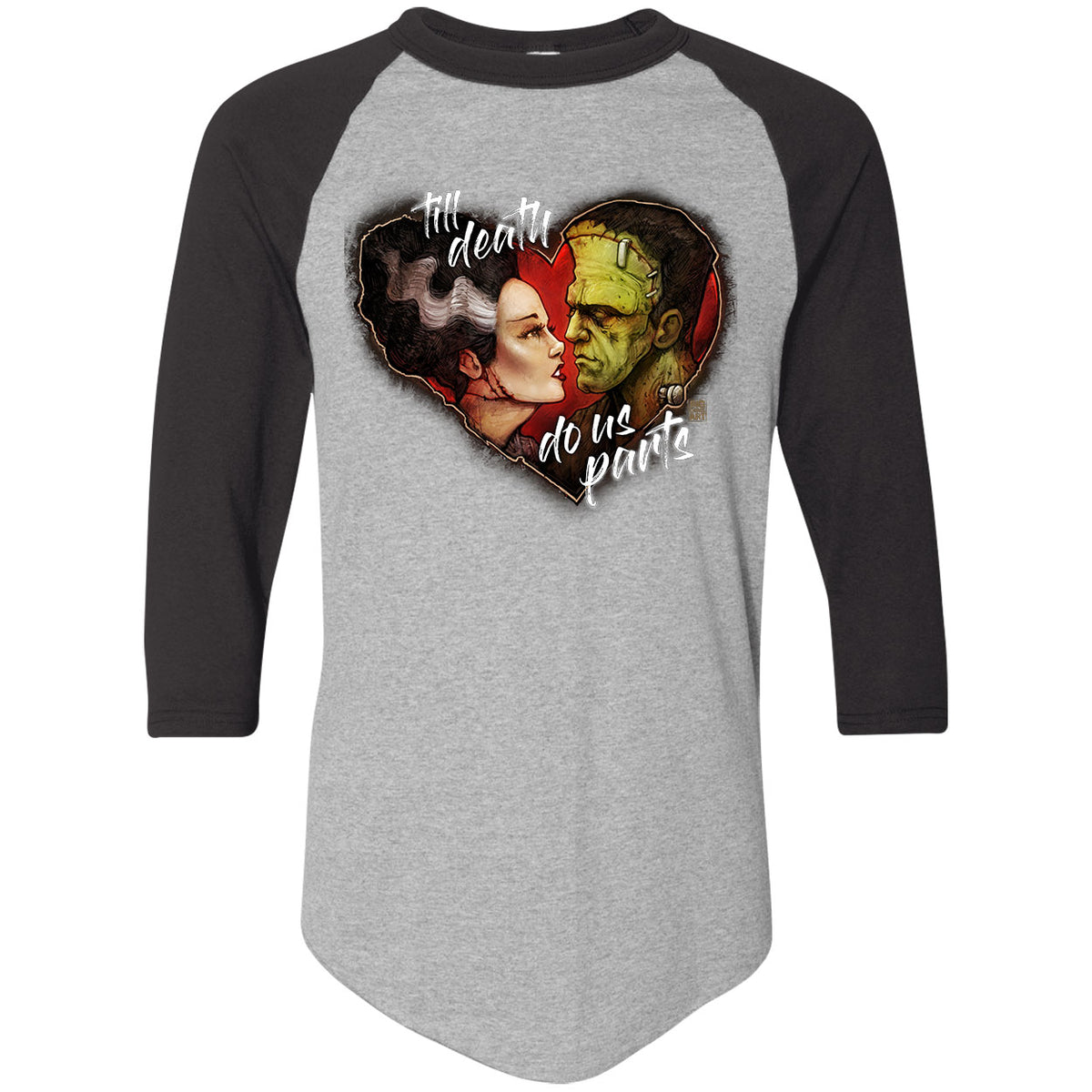 Big Chris Art Frank and Bride Baseball Jersey Front