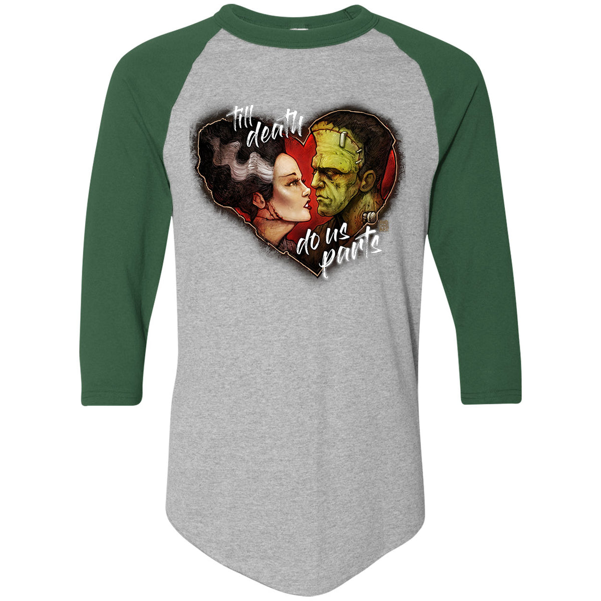 Big Chris Art Frank and Bride Baseball Jersey Front