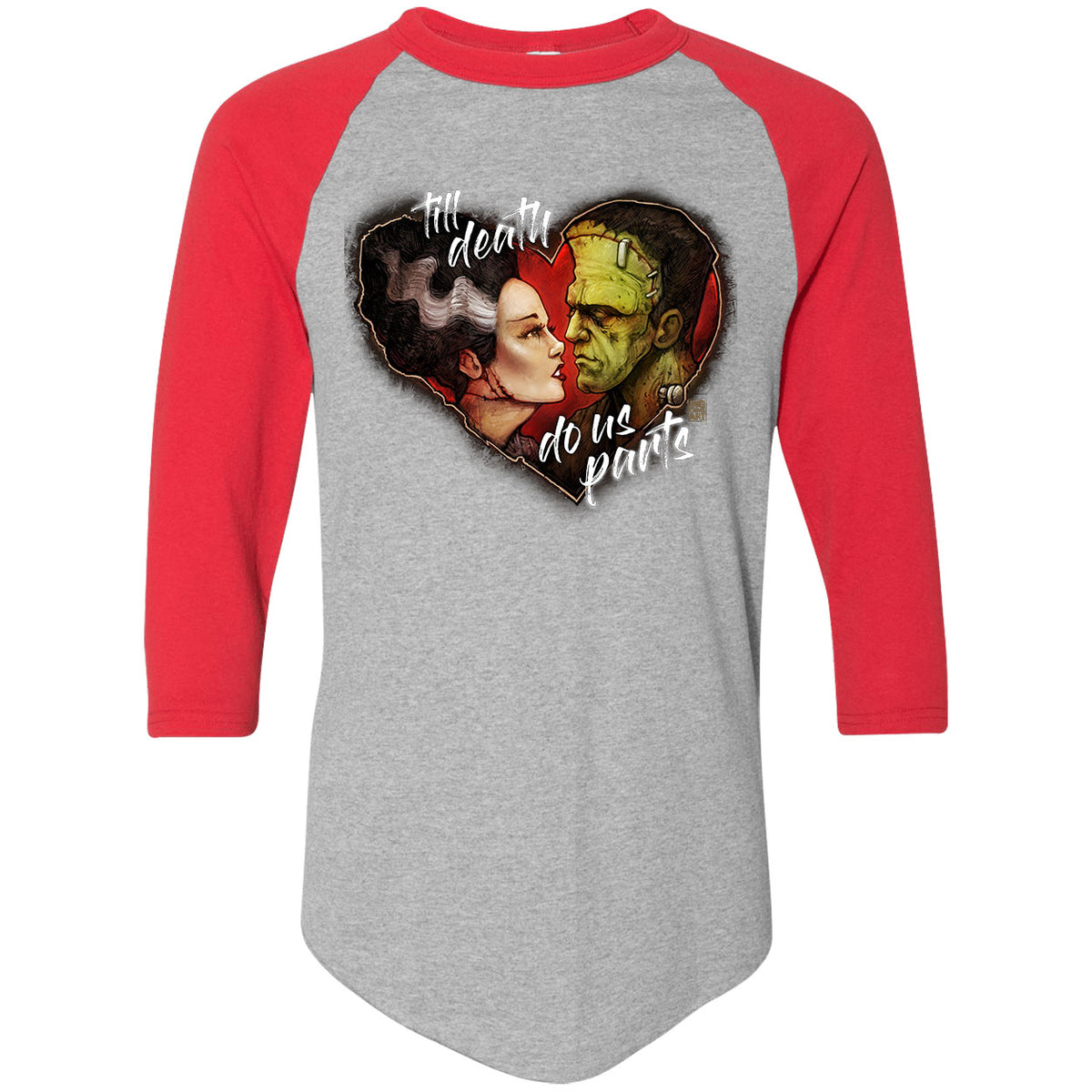 Big Chris Art Frank and Bride Baseball Jersey Front