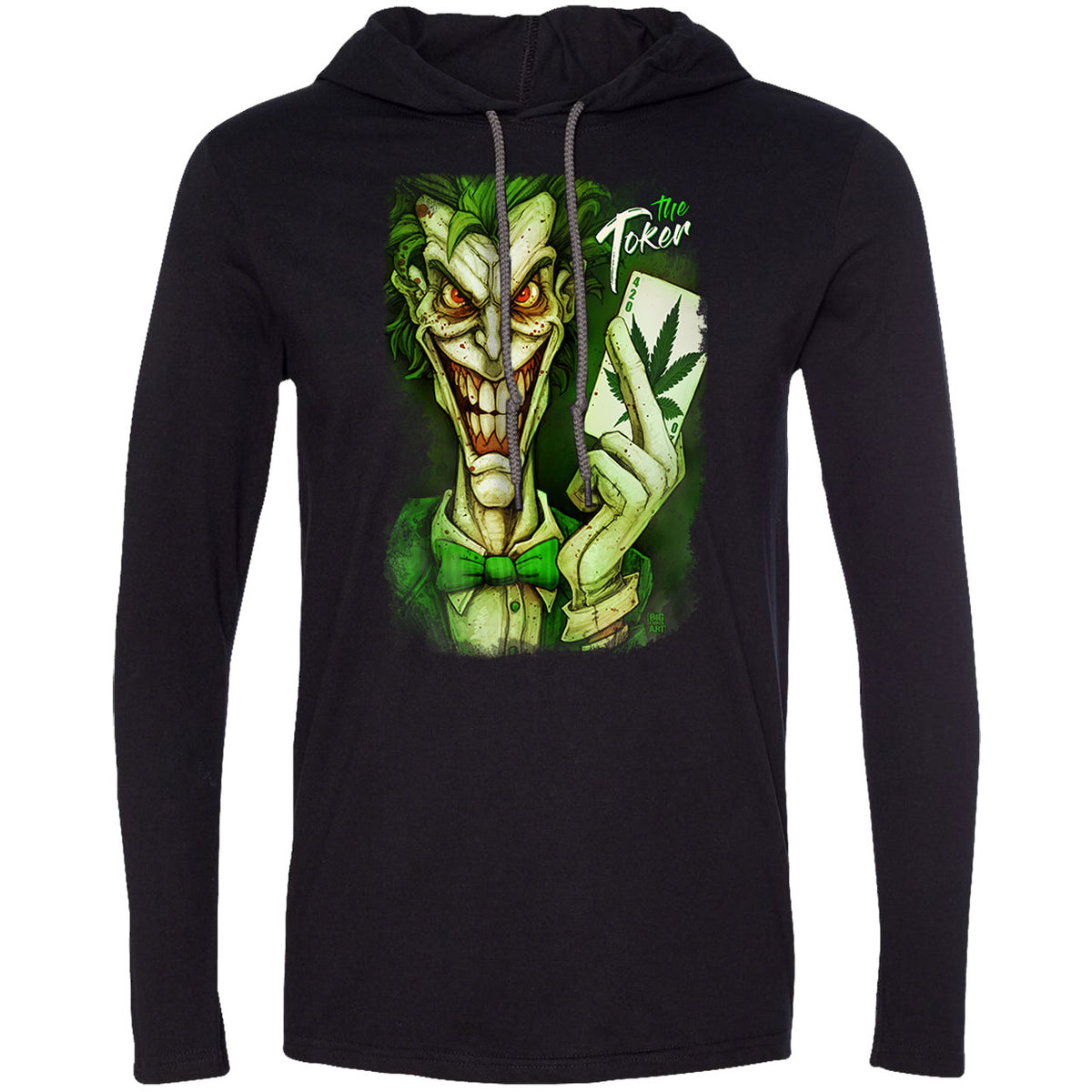 Big Chris Art Toker Hooded Long Sleeve Front