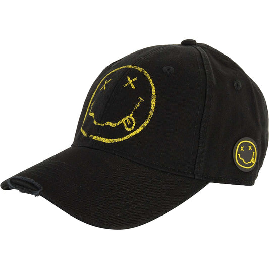 Smiley (Distressed) Baseball Cap