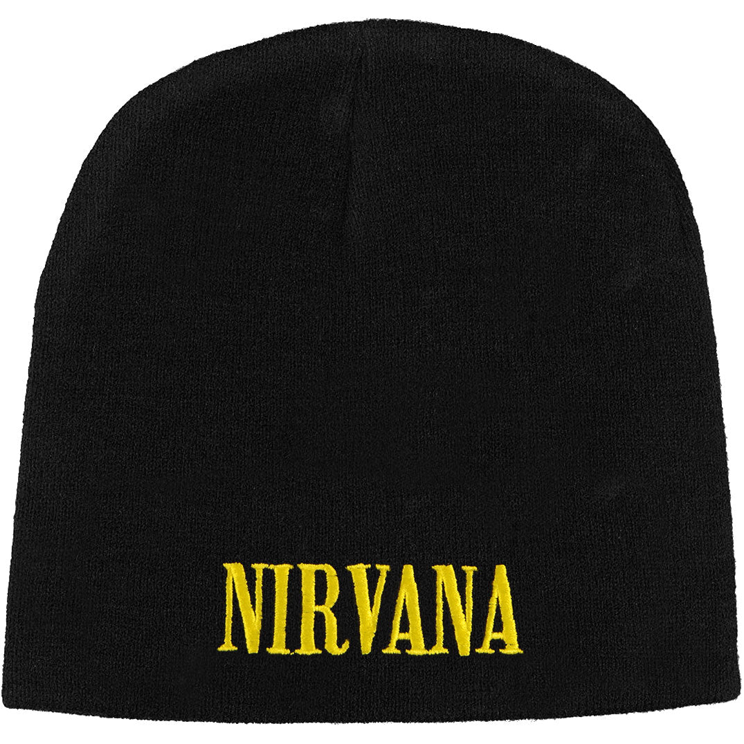 Nirvana Smiley Beanie Back