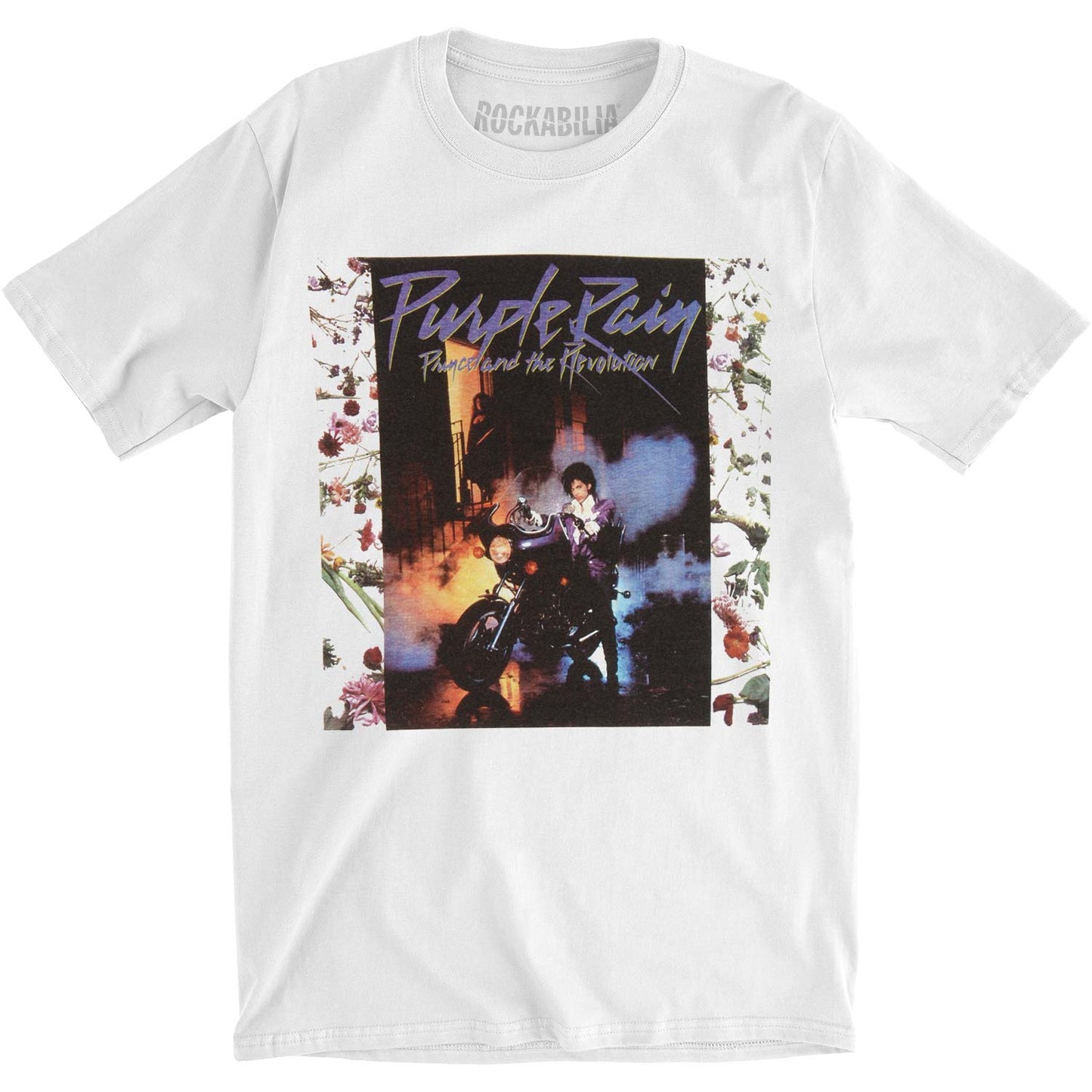 Prince Purple Rain Album Slim Fit T-shirt Front