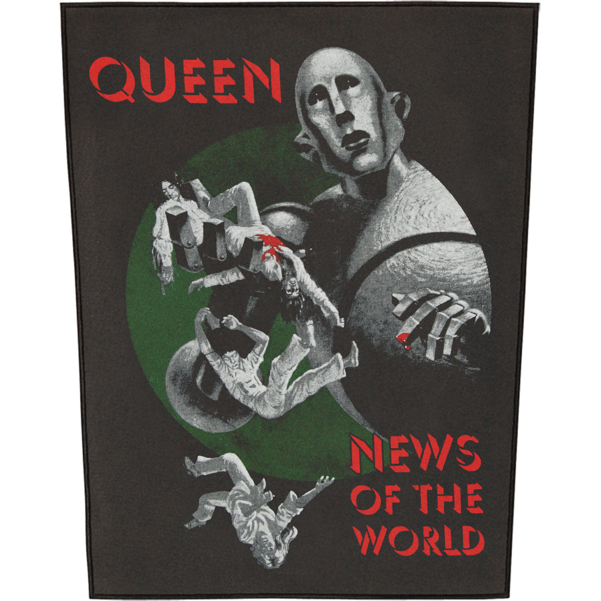 Queen News Of The World Back Patch Front