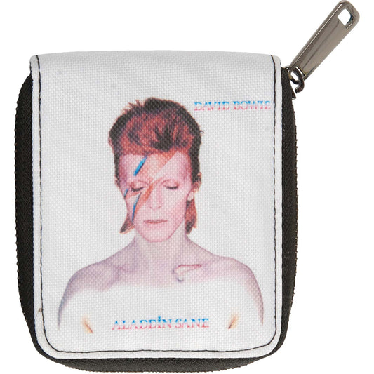 David Bowie Bowie Aladdin Sane Bifold Zip Wallet Girls Wallet Front