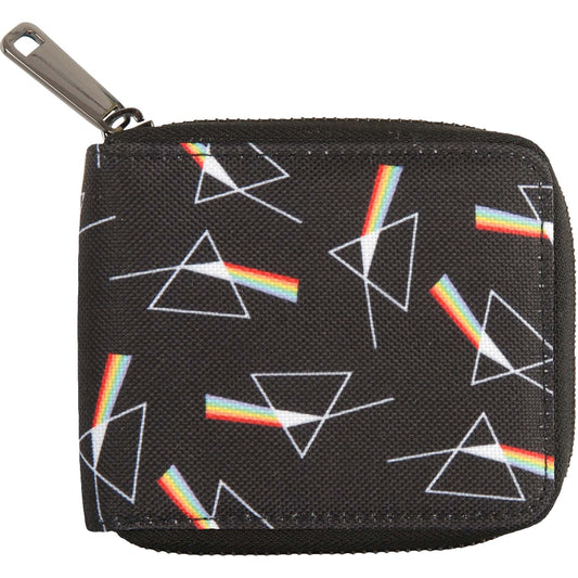Pink Floyd Darkside Repeat Zip Wallet Girls Wallet Front