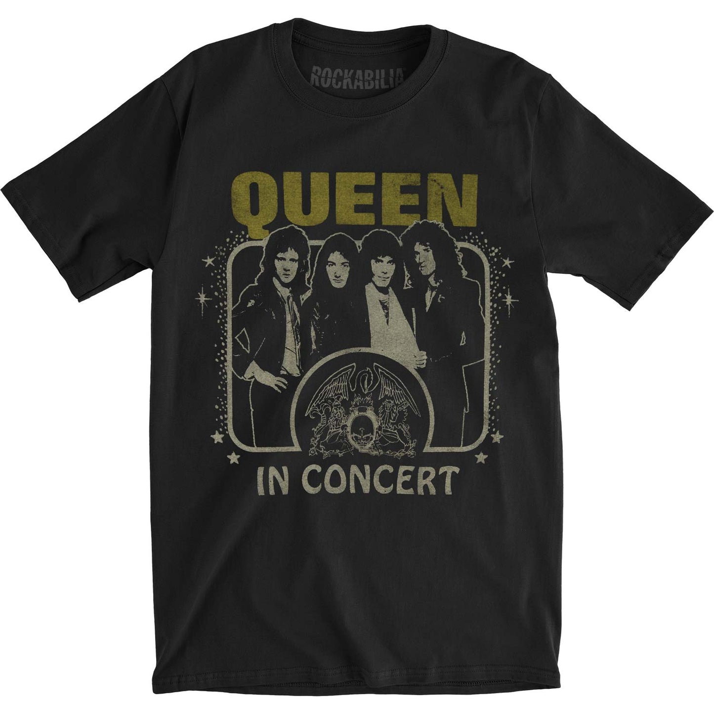 Queen In Concert Slim Fit T-shirt Front