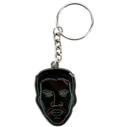 Lionel Richie Neon Metal Key Chain Front