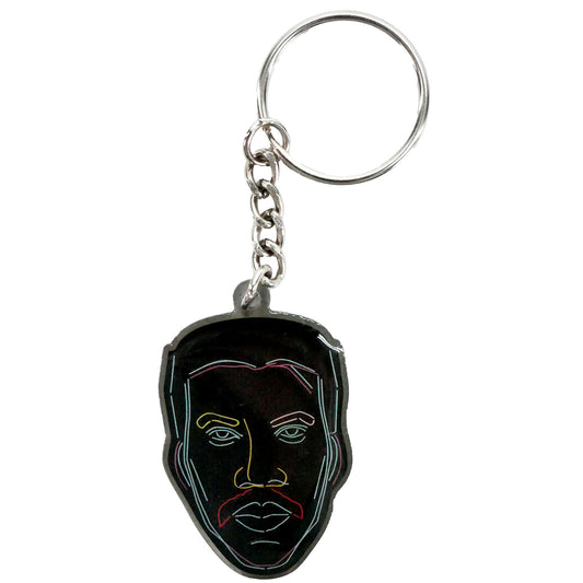 Lionel Richie Neon Metal Key Chain Front