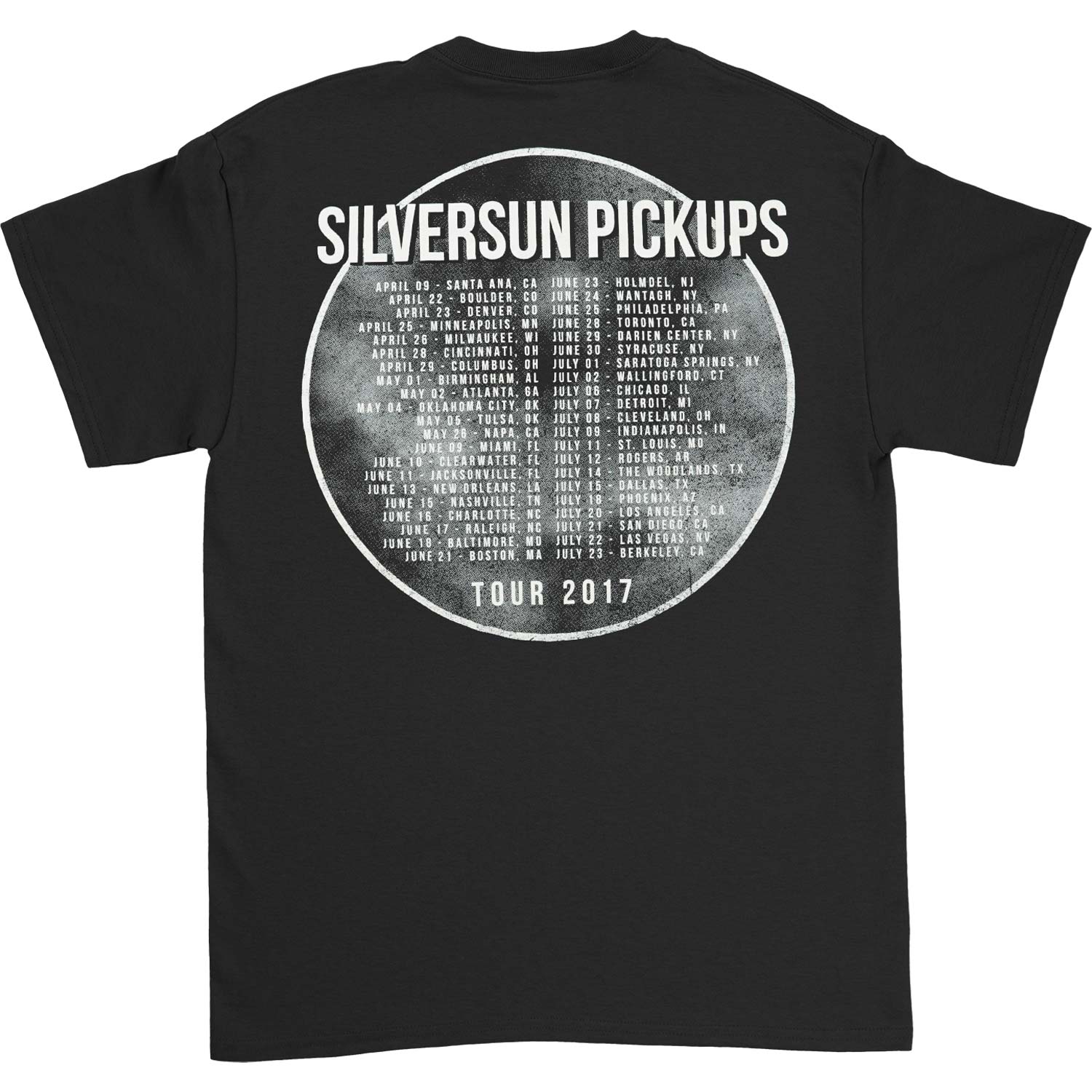 Silversun Pickups Better Nature 2017 USA Tour T-shirt